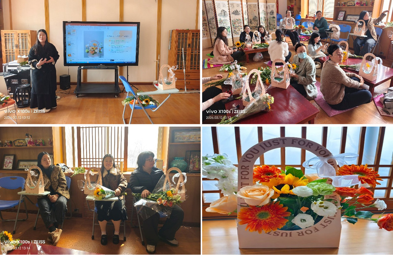 花漾时光，芬芳相伴——外国语学院工会举办教职工插花艺术活动