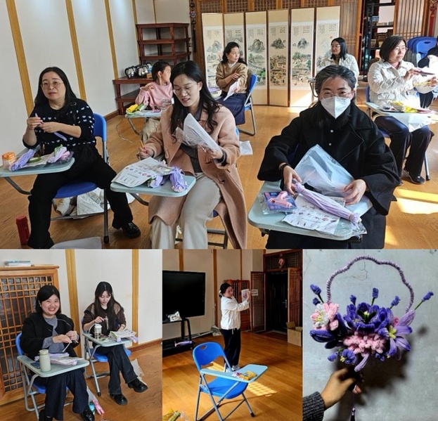 外国语学院工会举办“指上生花 扭出风采” 扭扭棒创意手工活动